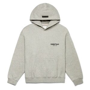 NWT - Fear of God Essentials Hoodie (2022) Dark Oatmeal (light grey)